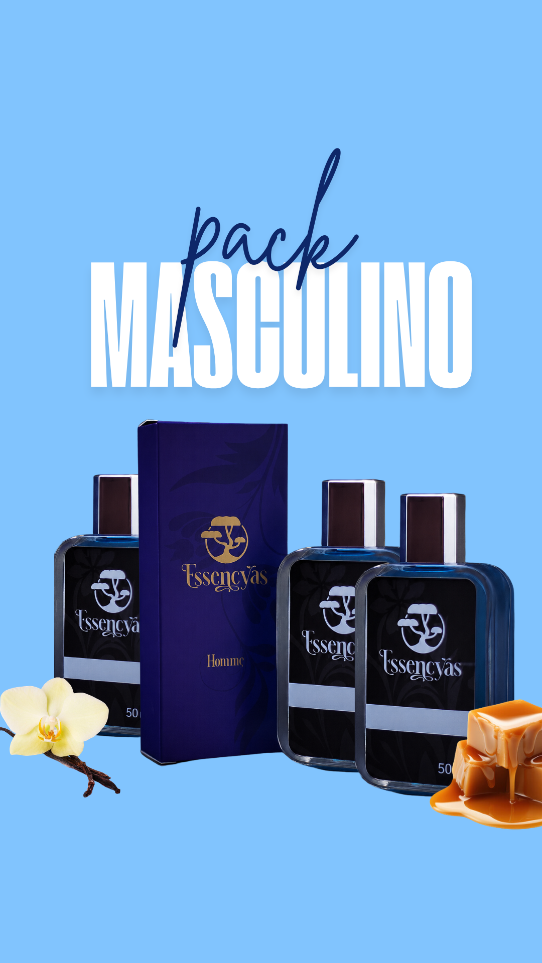 Pack 3 Perfumes Hombre